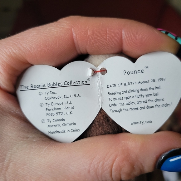 Pounce Ty Beanie Baby - Picture 5 of 8